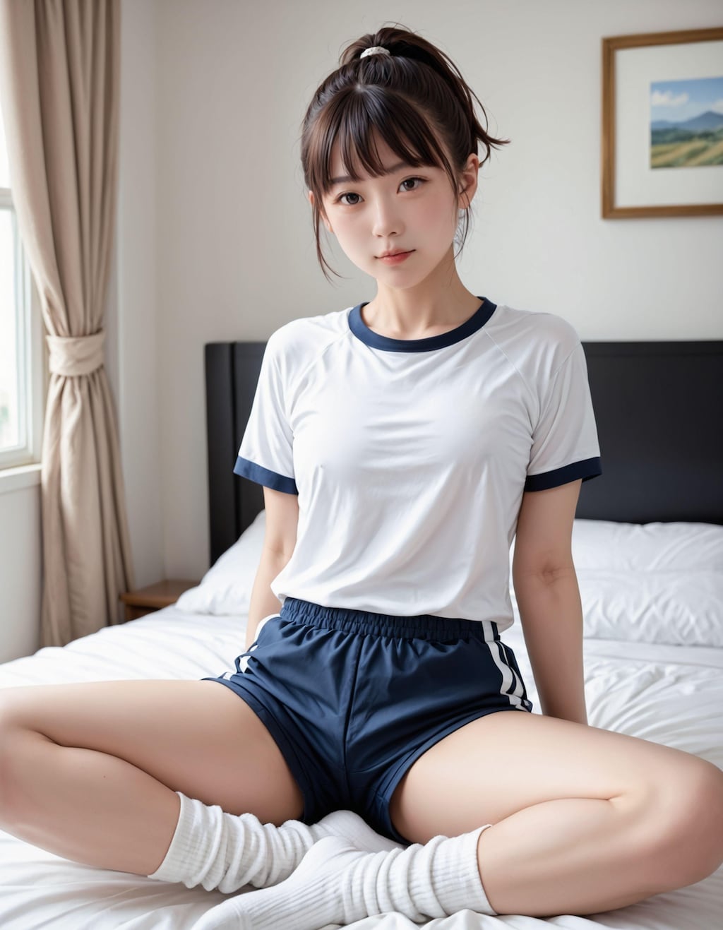 お願いして昔の服を着てもらった。