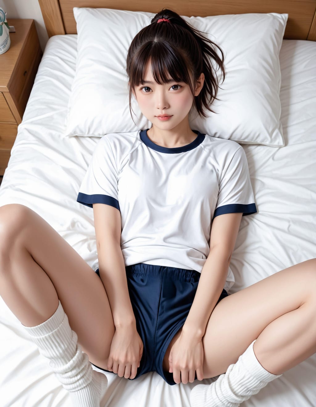 お願いして昔の服を着てもらった。