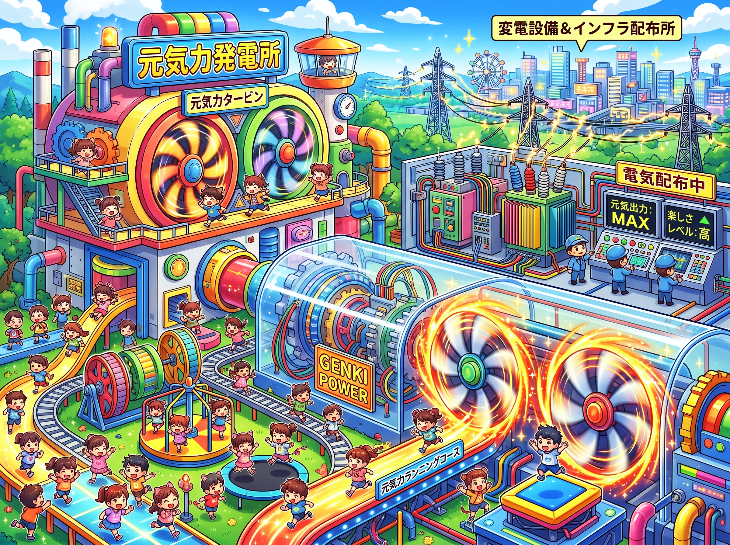 元気力発電所 | の人気AIイラスト・グラビア