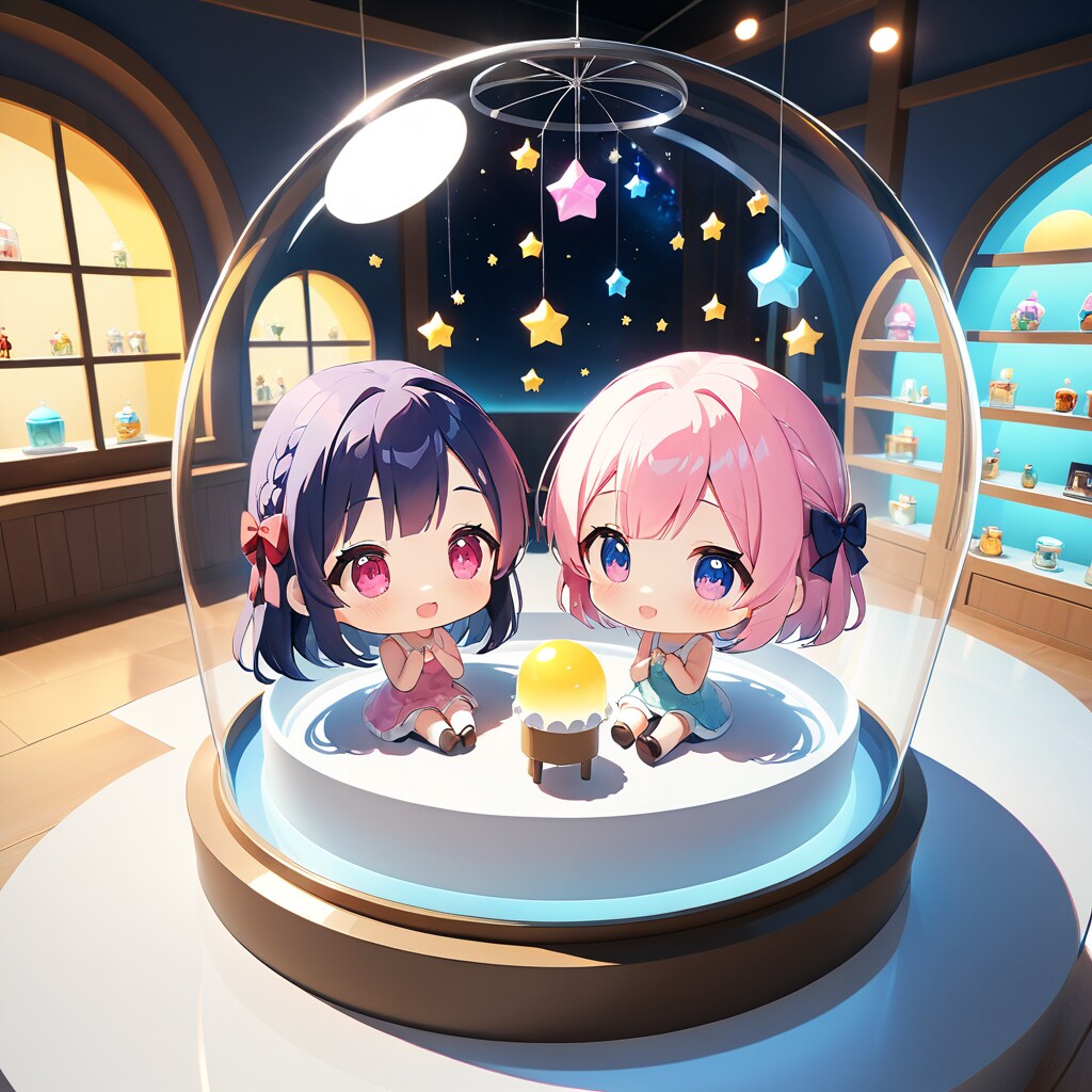 プラネタリウムなガラスドームのフィギュア | の人気AIイラスト・グラビア