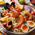 爆笑するほど美味しいseafood noodle 5枚目
