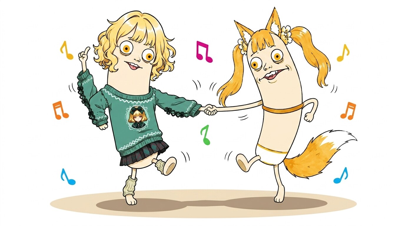 スーとミラでダンシング