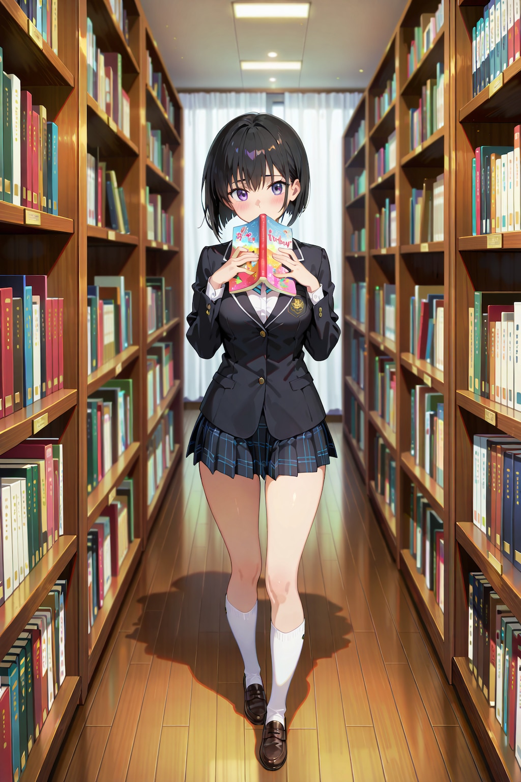 視線の先は年齢制限コーナー