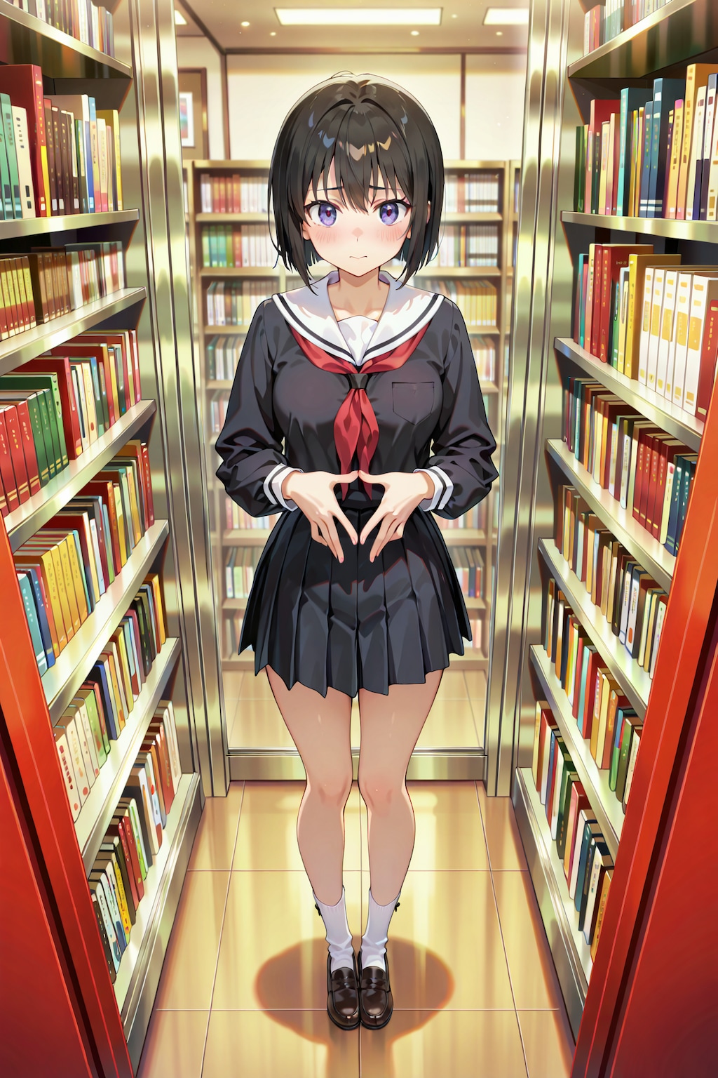 視線の先は年齢制限コーナー