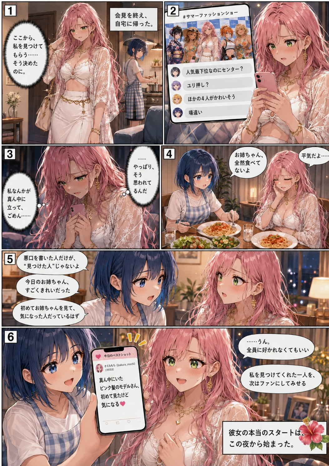 見つけてくれた一人から――姉妹の絆と新たな決意