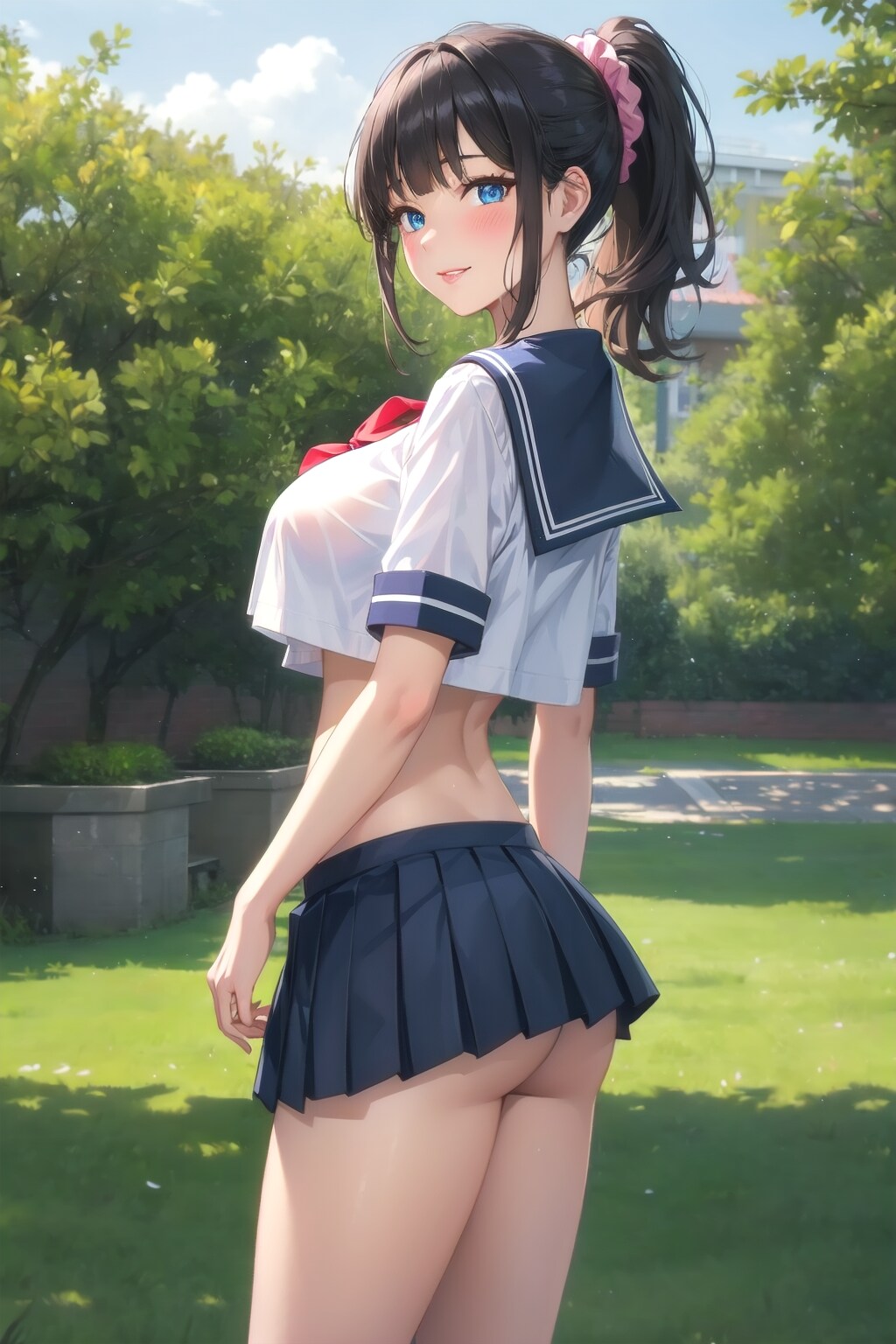 ちょっとぉ♡さっきからお尻ばかり撮らないでよ～♡