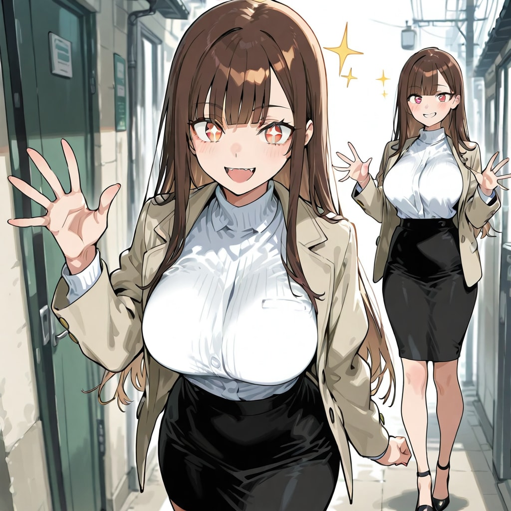 新人ちゃんのアピールがすごい | の人気AIイラスト・グラビア