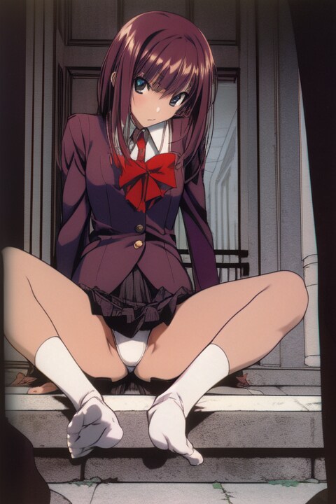 開脚すわり