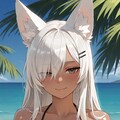 ウチの娘と浜辺オセロ🤍🖤 8枚目