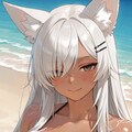 ウチの娘と浜辺オセロ🤍🖤 11枚目
