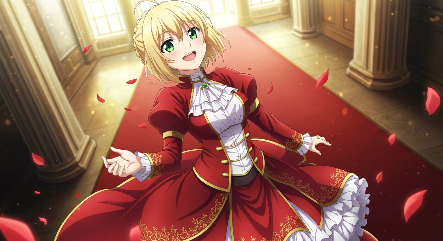 赤セイバーちゃん | の人気AIイラスト・グラビア