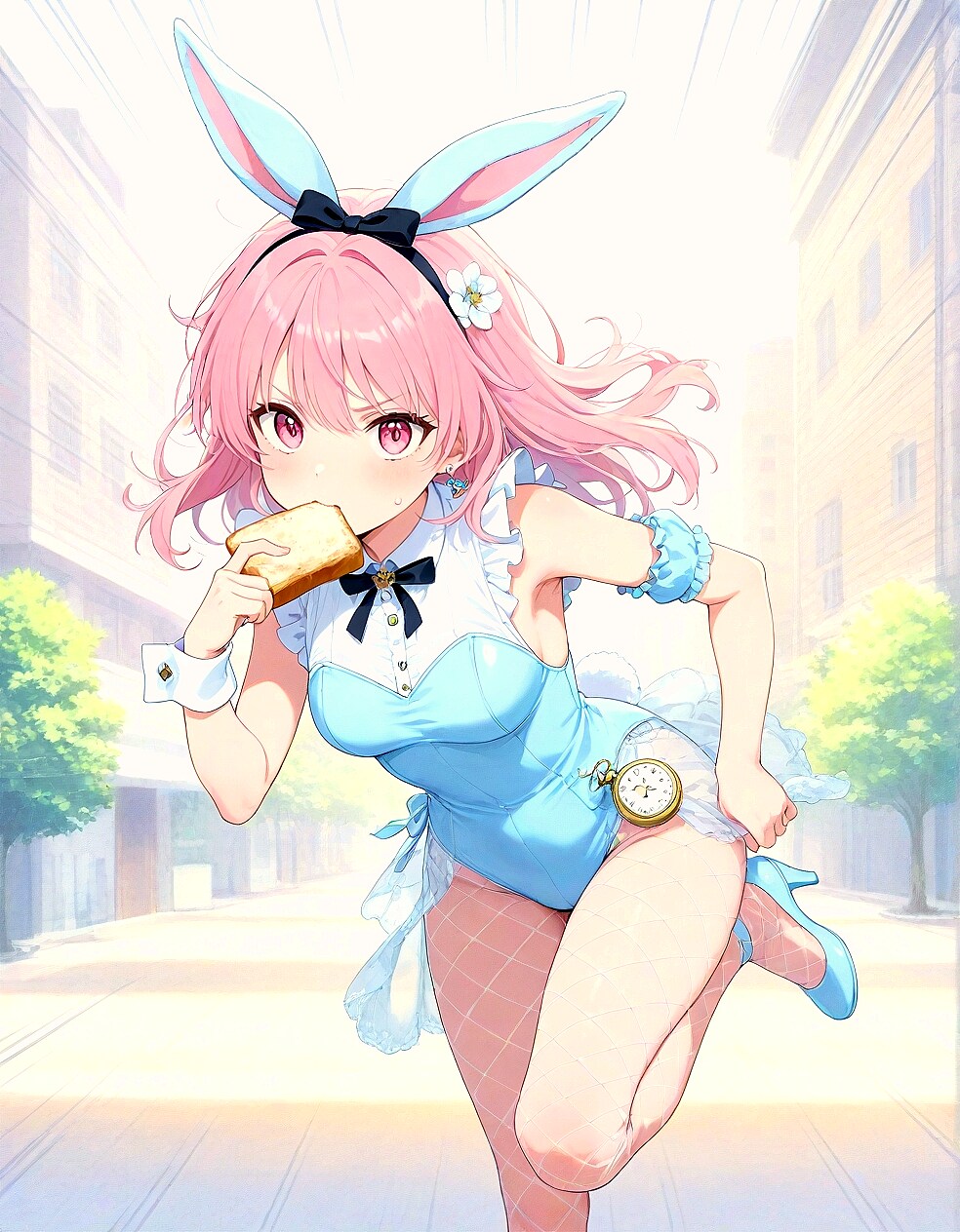 遅刻、遅刻ぅ！