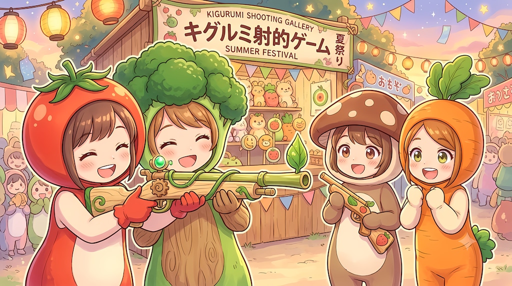 【ちちぷい音頭】着ぐるみ村の夏祭り