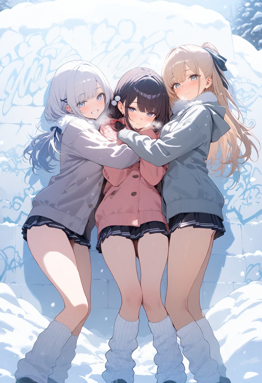 雪のグラフィティ