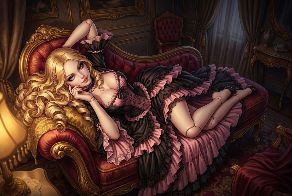 【ロココ・ゴス】Vesper：退屈な女王の流し目（The Bored Queen's Glance）