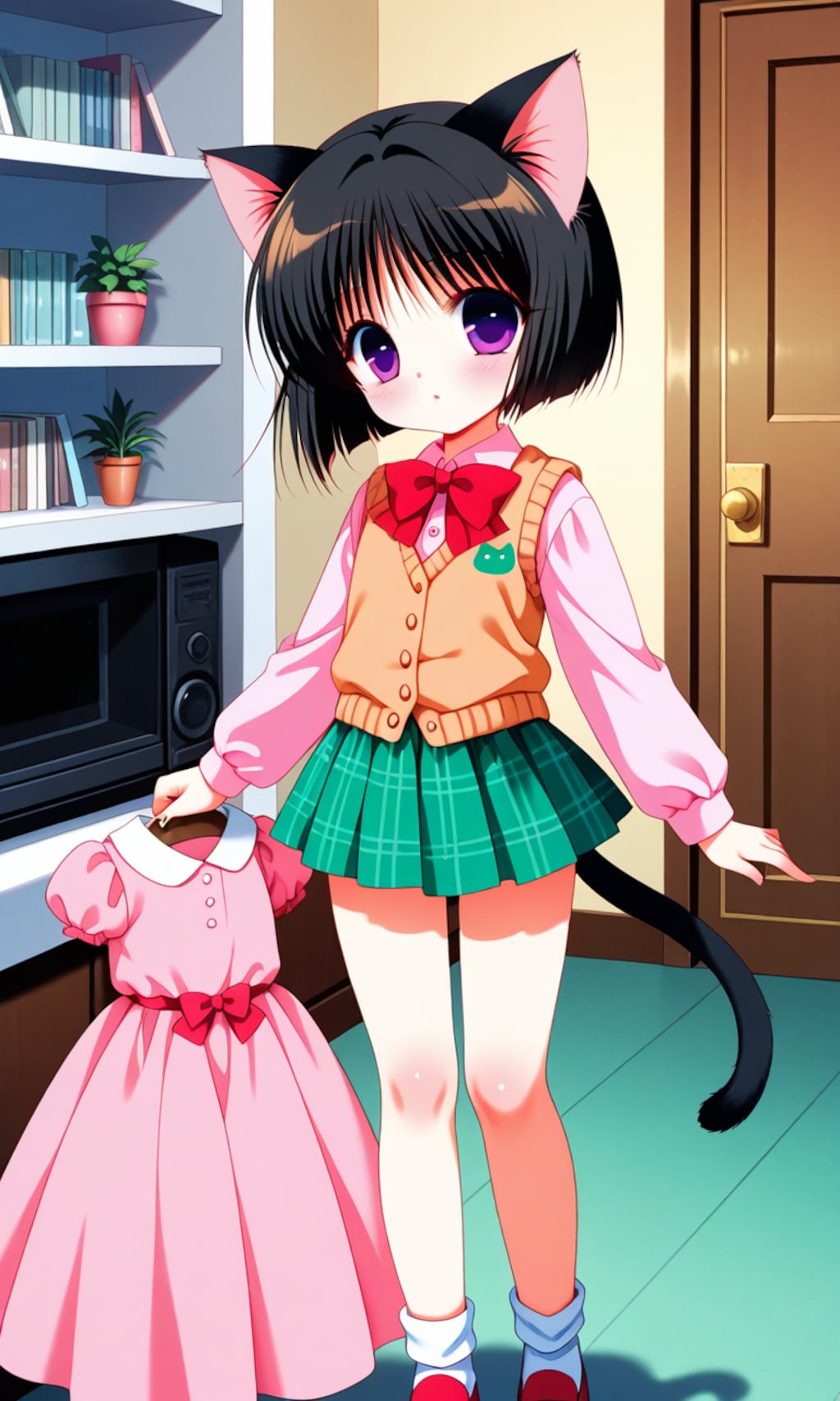 亜人のお着替え