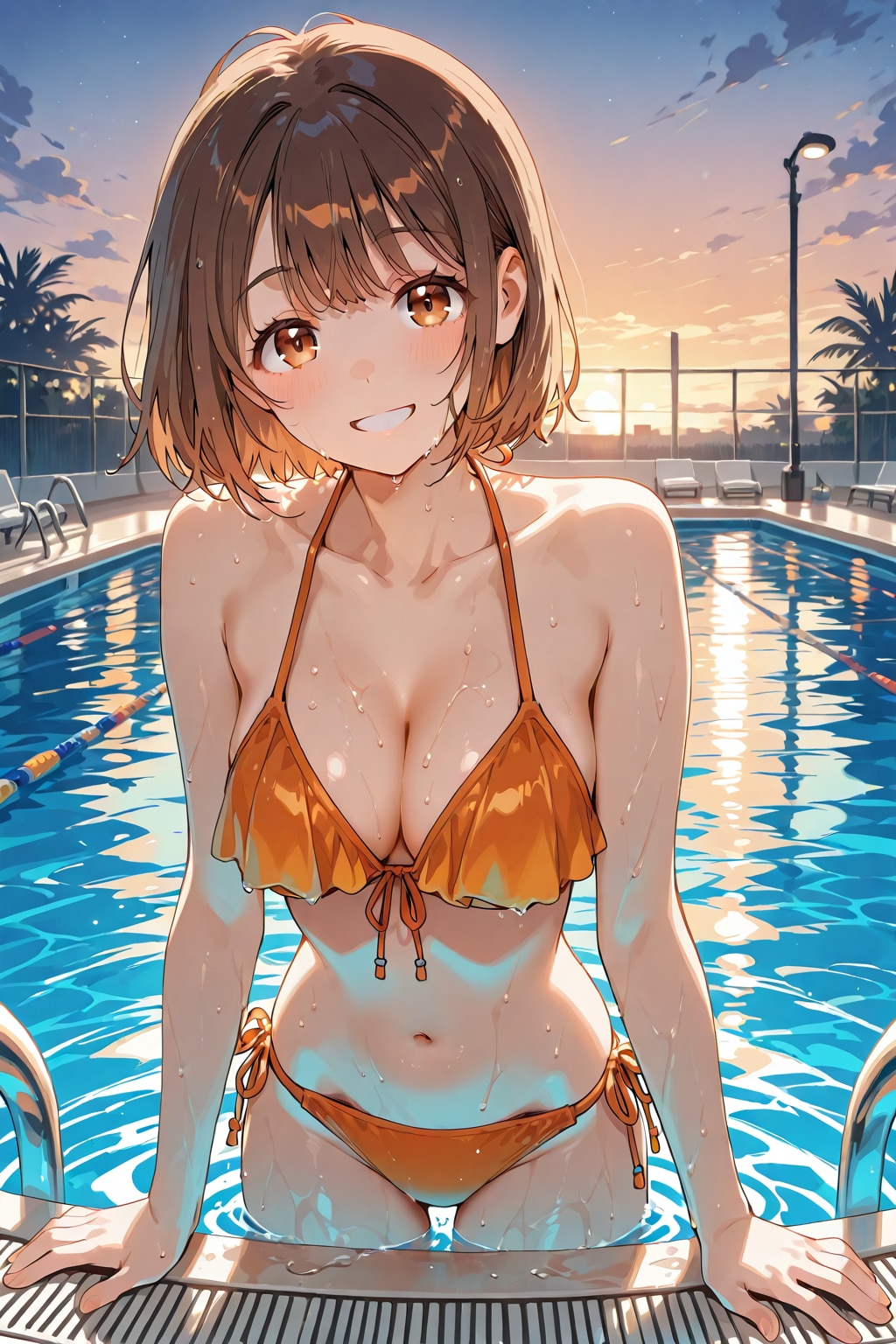 もう少し泳ぐ？