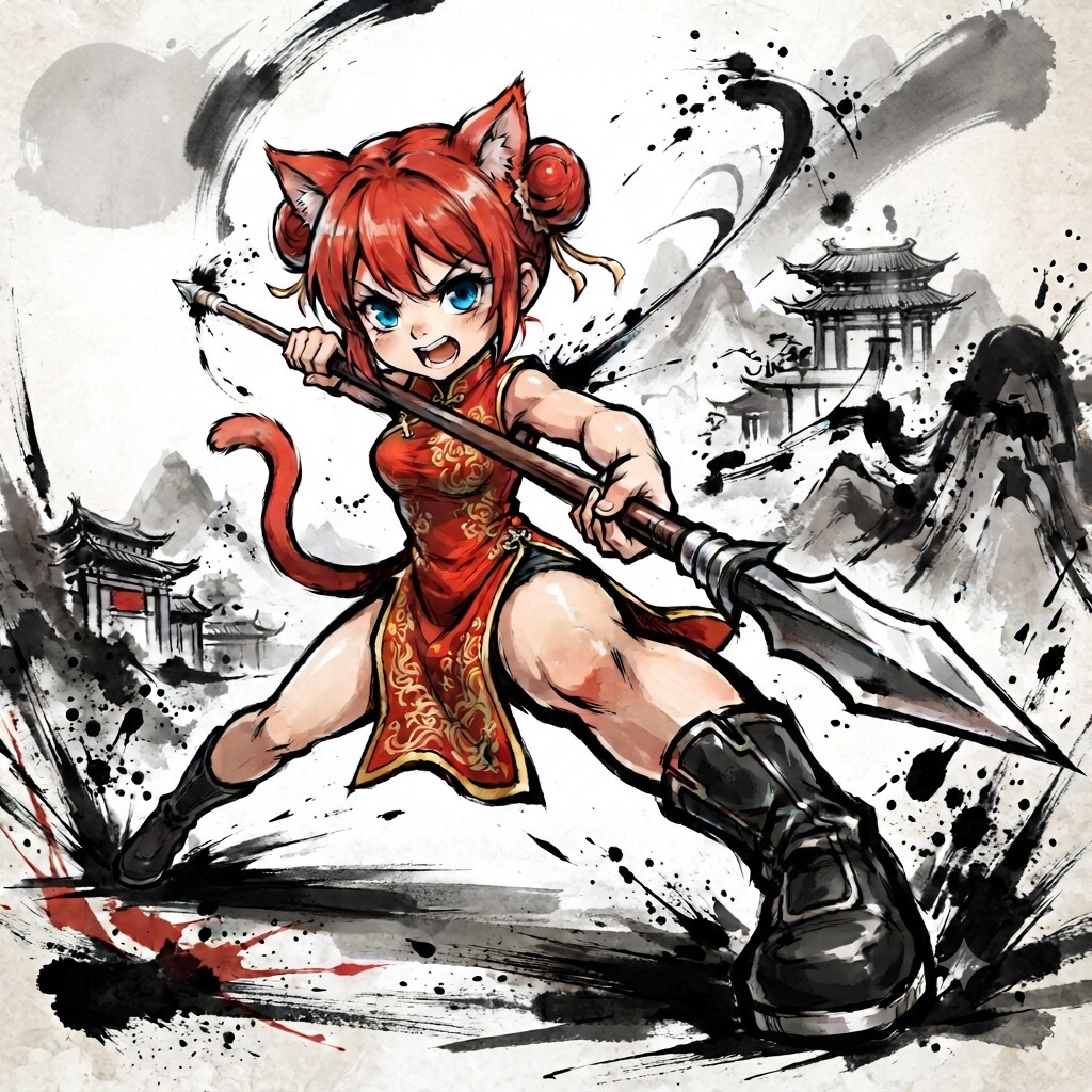 ケモミミカンフー193 | の人気AIイラスト・グラビア