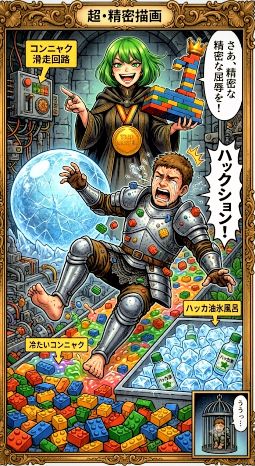 影牢｢コミカル｣漫画版🤣　　　　　　　　　　　　　　真夏の納涼トラップ祭り🧊