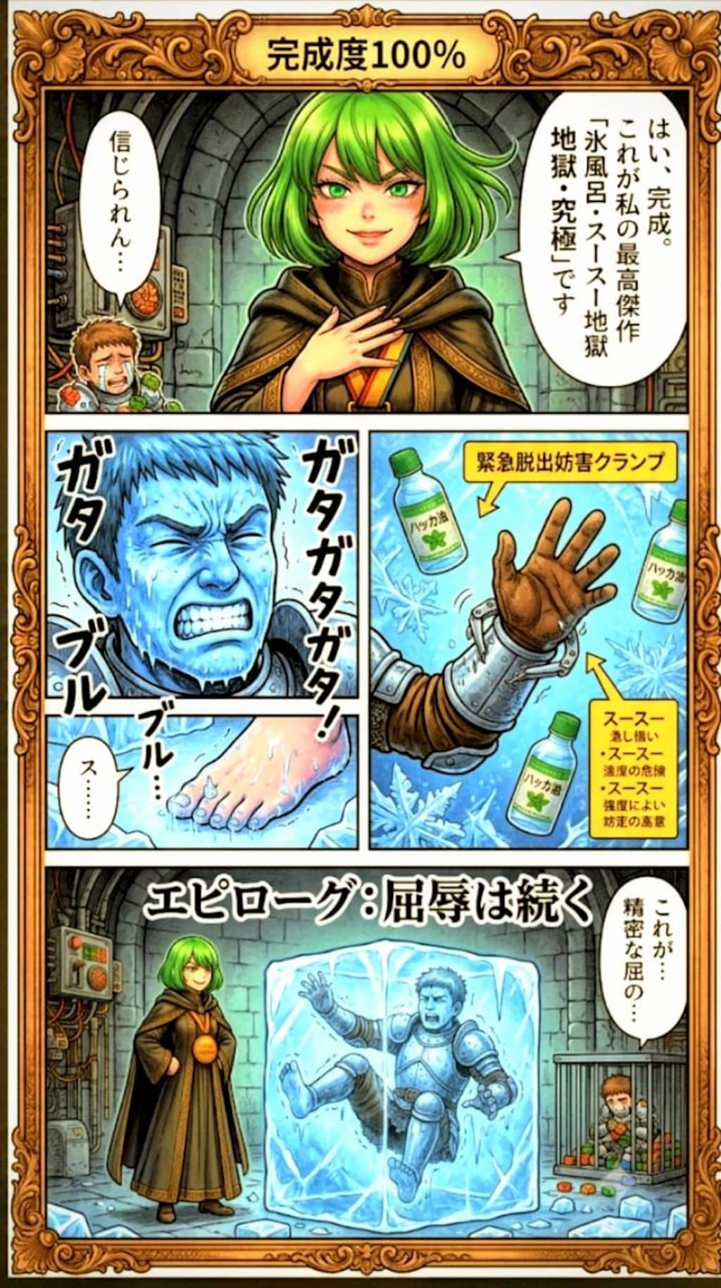 影牢｢コミカル｣漫画版🤣　　　　　　　　　　　　　　真夏の納涼トラップ祭り🧊