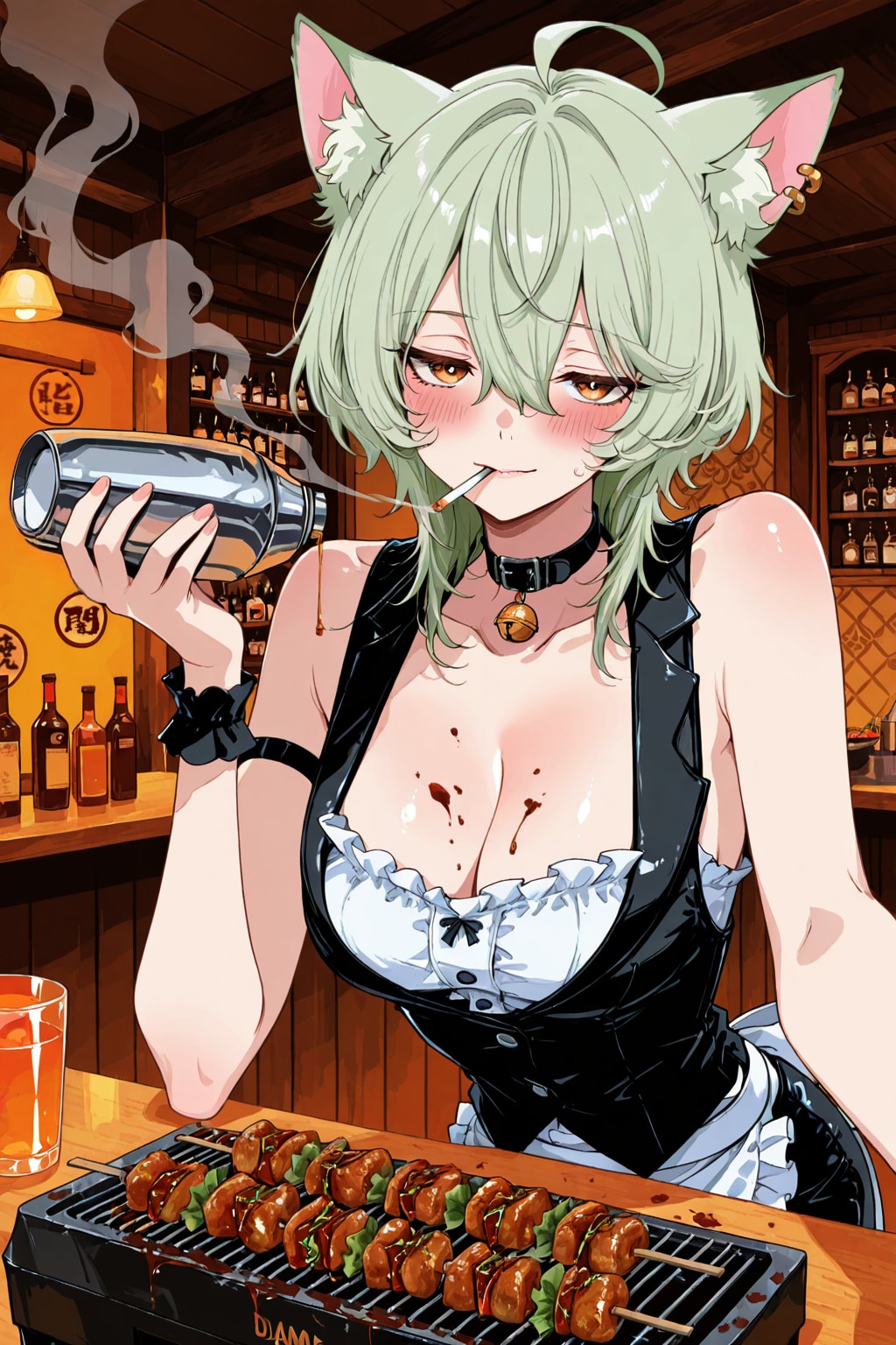 ヤニ猫バー飲みに恋にゃ