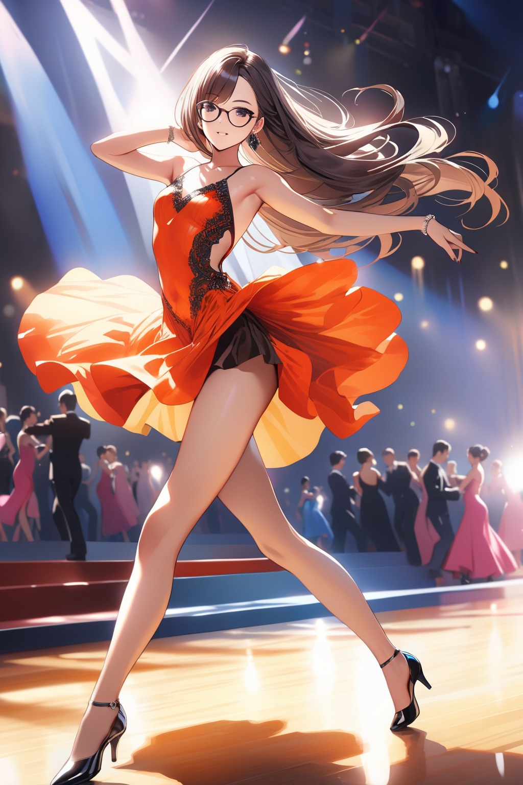 ラテンダンスは脚で魅せる