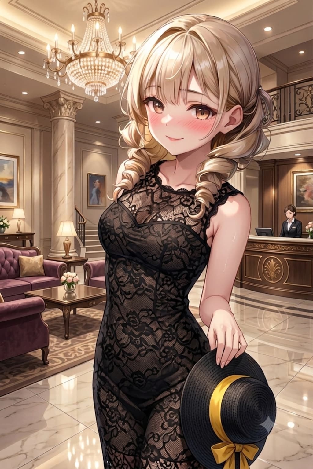 麦わらとフォーマル