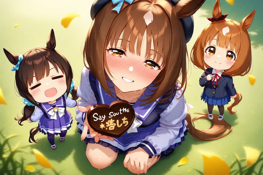 バレンタインだけれど、踏まないで･･･ね。