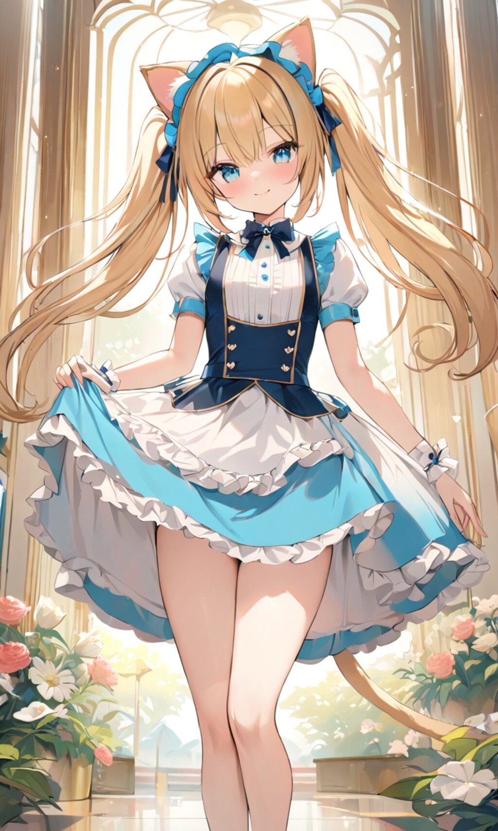 こるり「エプロンドレス」まや「コスプレ感がすごいなあ」こるり「せやな」