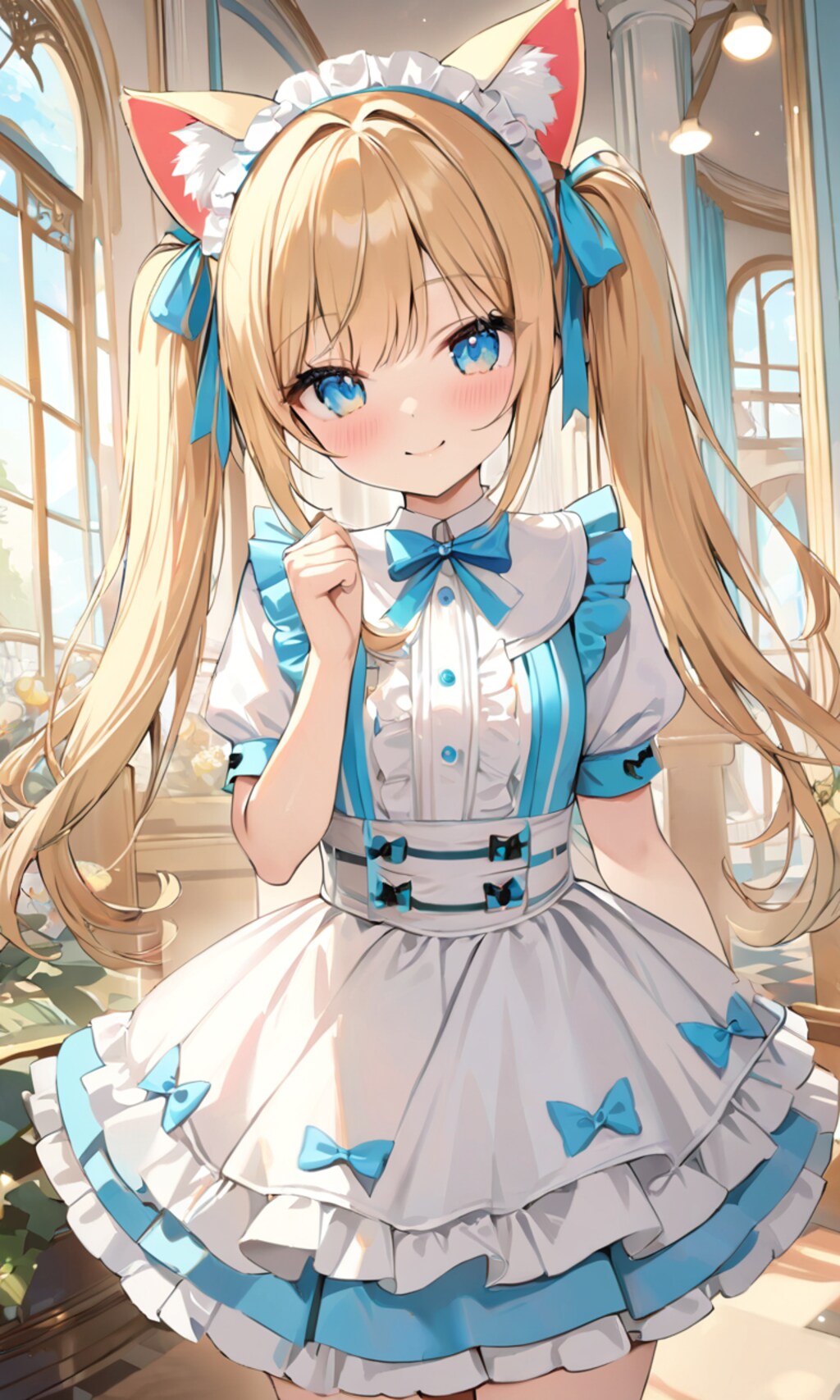 こるり「エプロンドレス」まや「コスプレ感がすごいなあ」こるり「せやな」