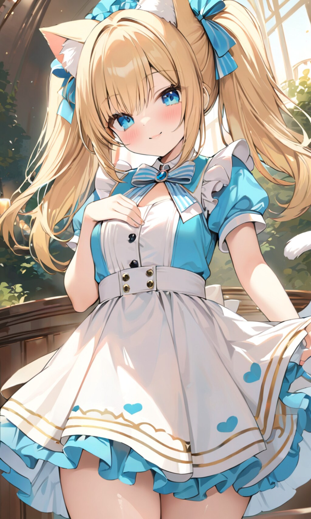 こるり「エプロンドレス」まや「コスプレ感がすごいなあ」こるり「せやな」