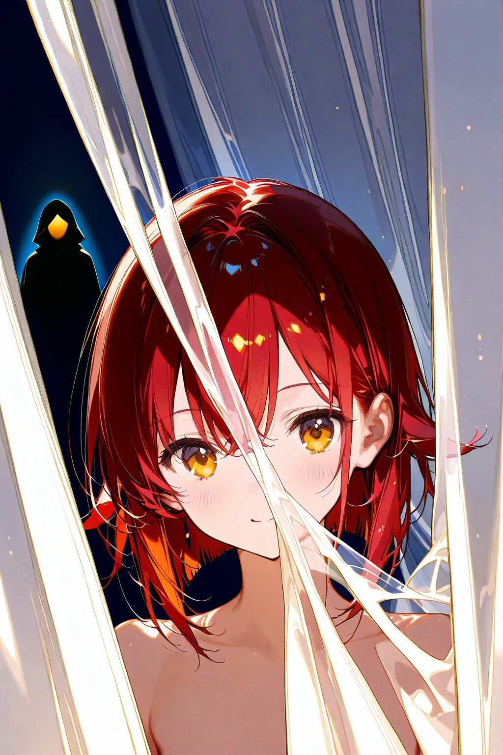 赤髪カーテン(そこには怪しげなシルエットが...)_20250705