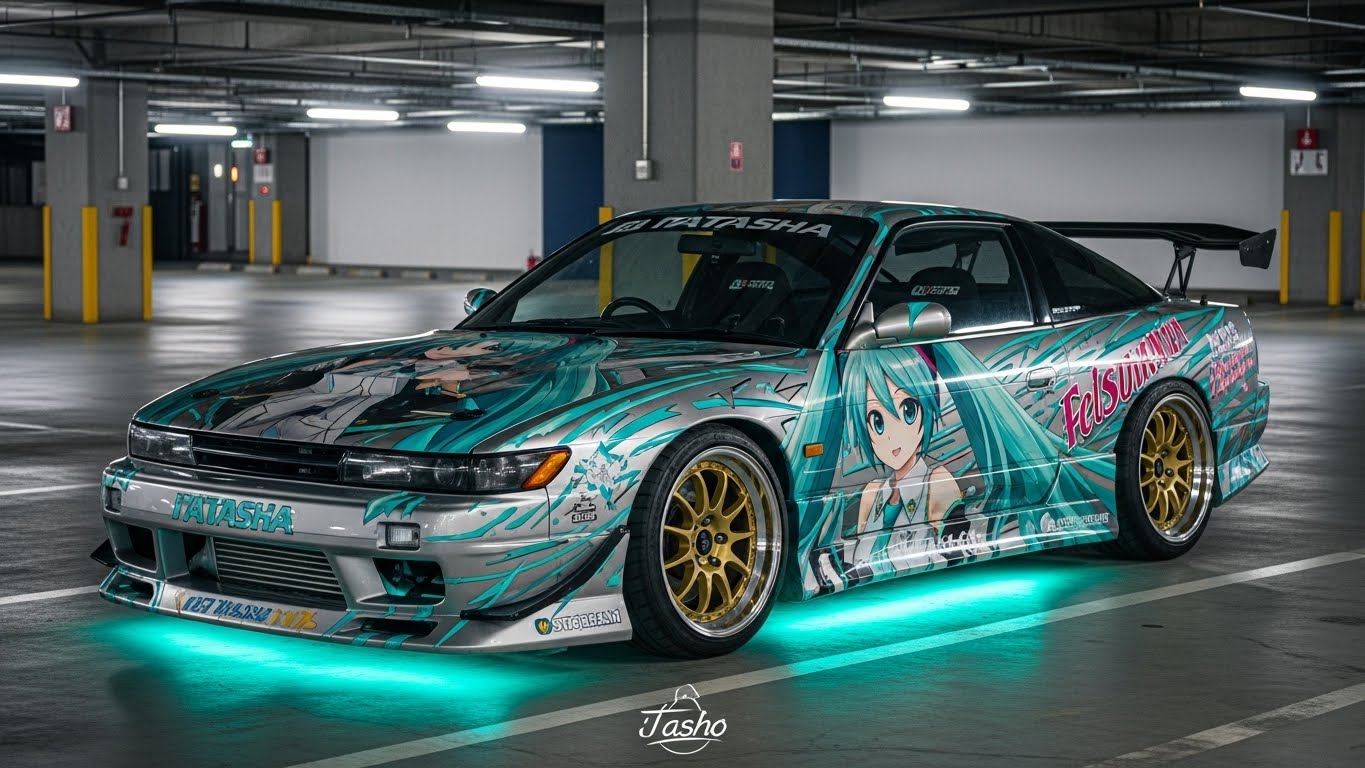 シルエイティ初音ミク痛車 | の人気AIイラスト・グラビア