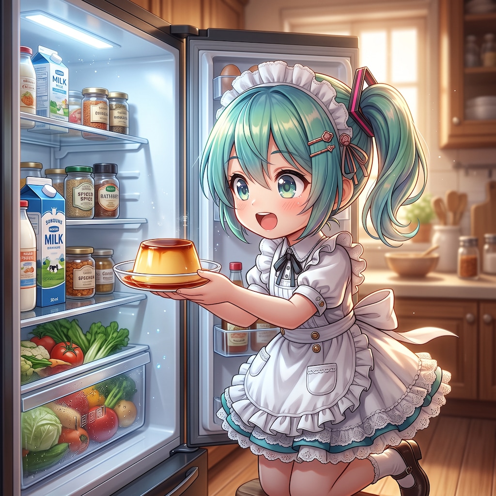 ミクちゃんのプリン🍮