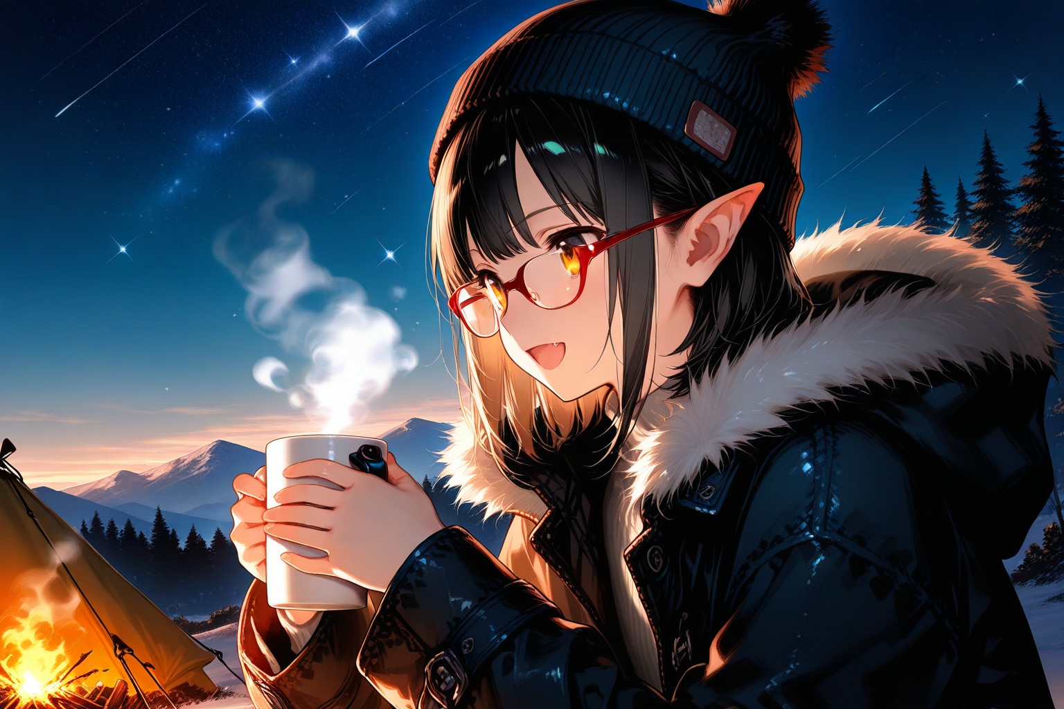 冬ソロキャンプ | の人気AIイラスト・グラビア