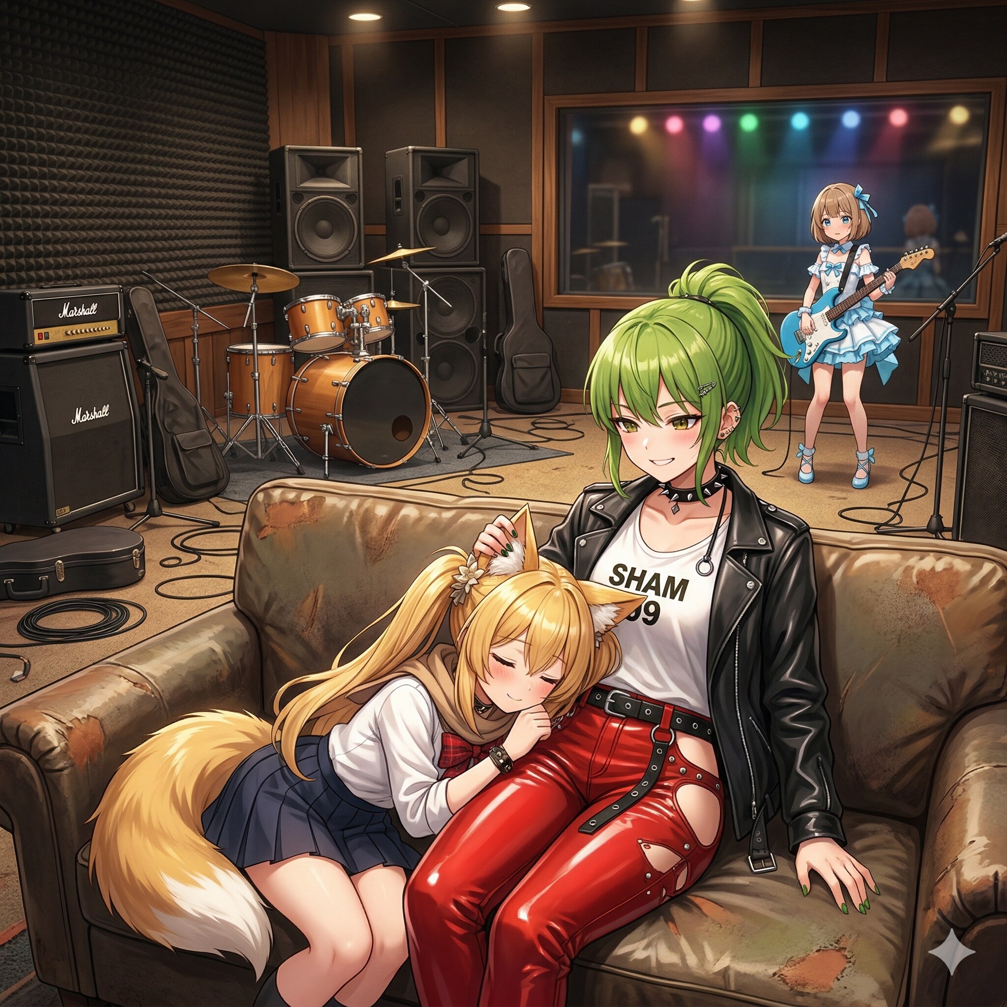 Nekonekoあっくんさんの蘭ちゃんに懐く