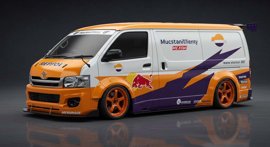 レプソルハイエースレーシングカー