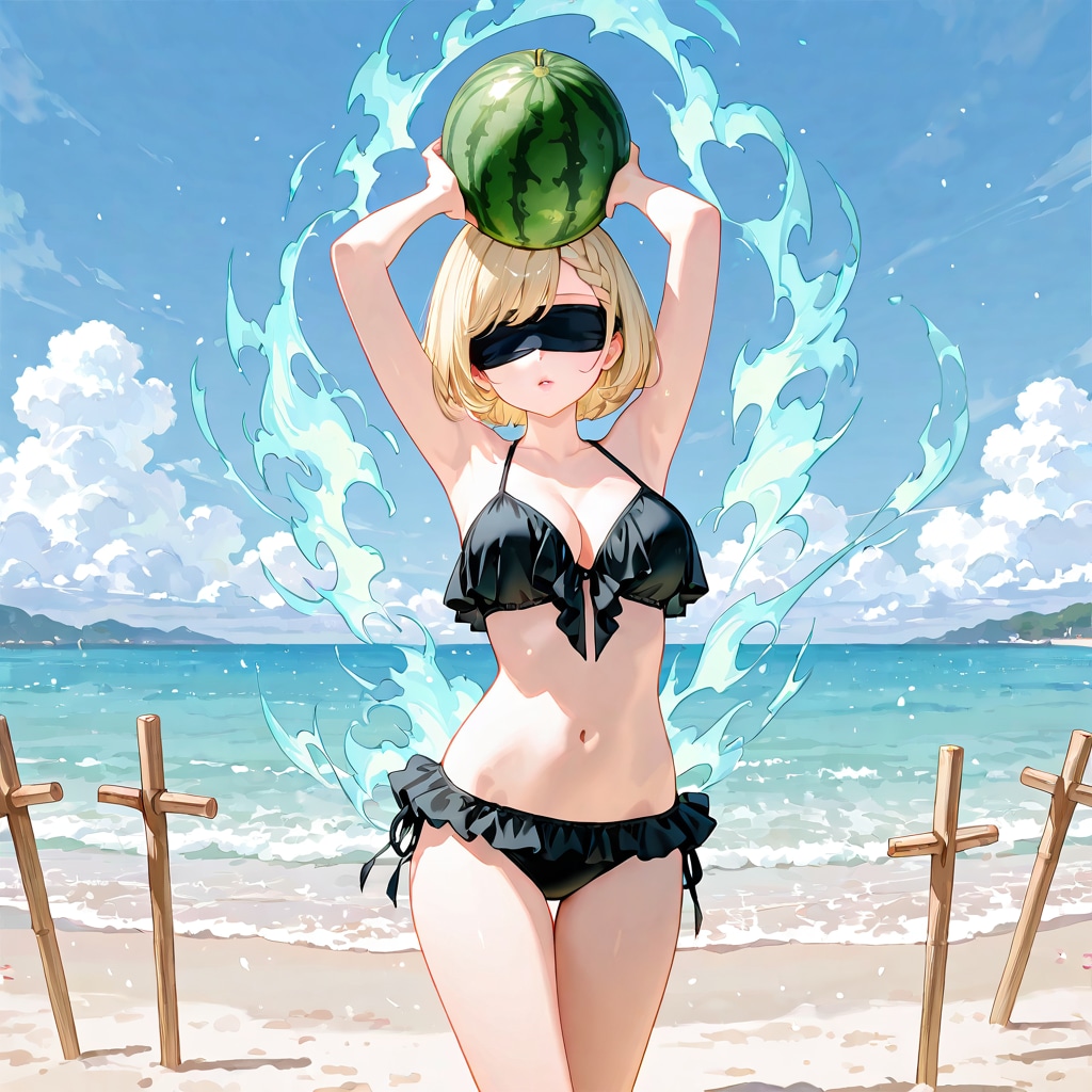 スイカ割り
