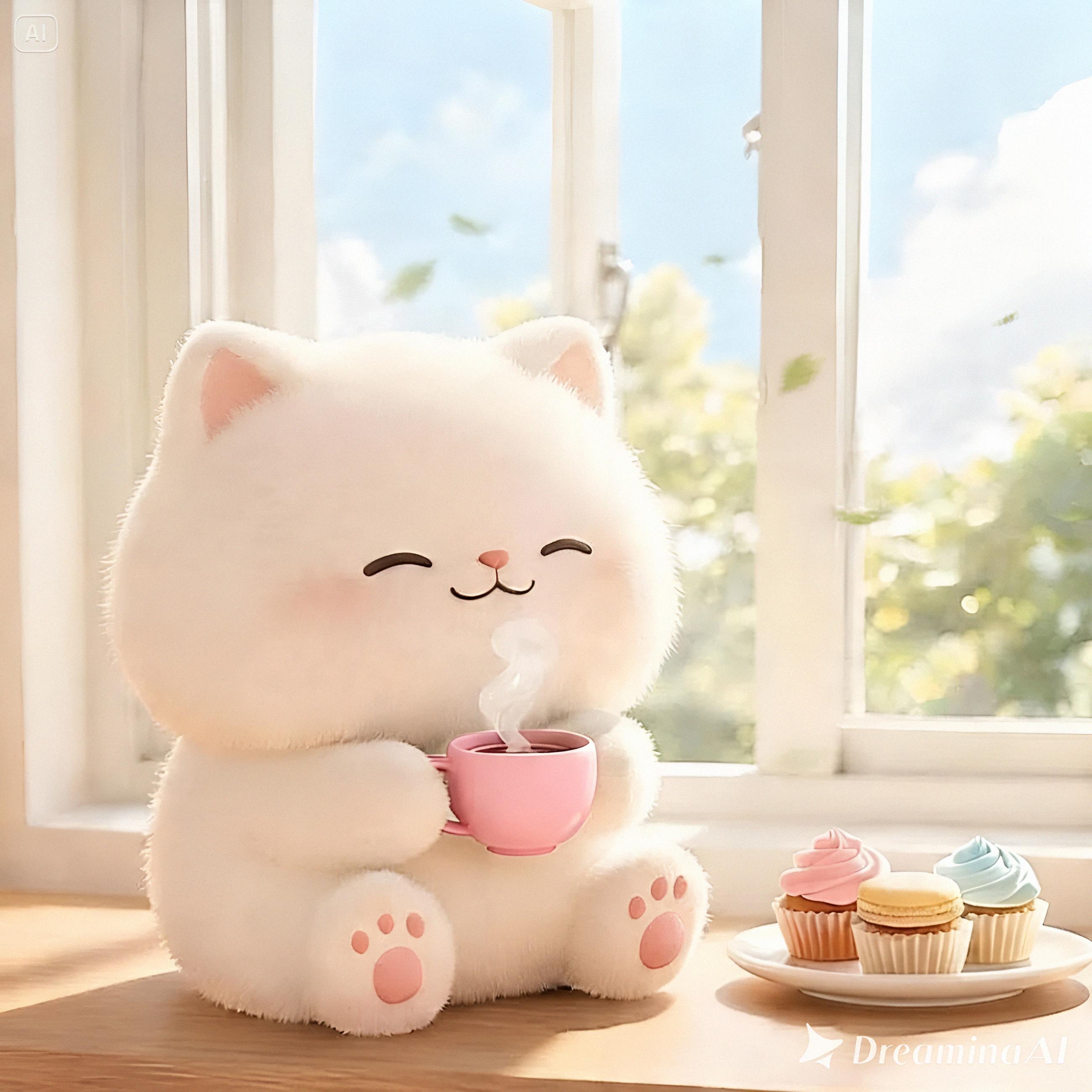 ふぅ、サイコーにゃ🩷