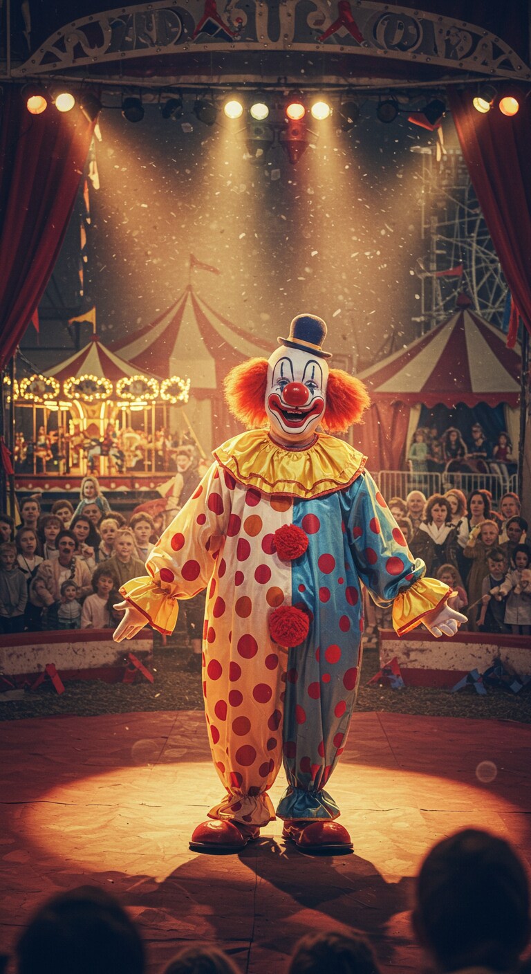 サーカスのピエロ