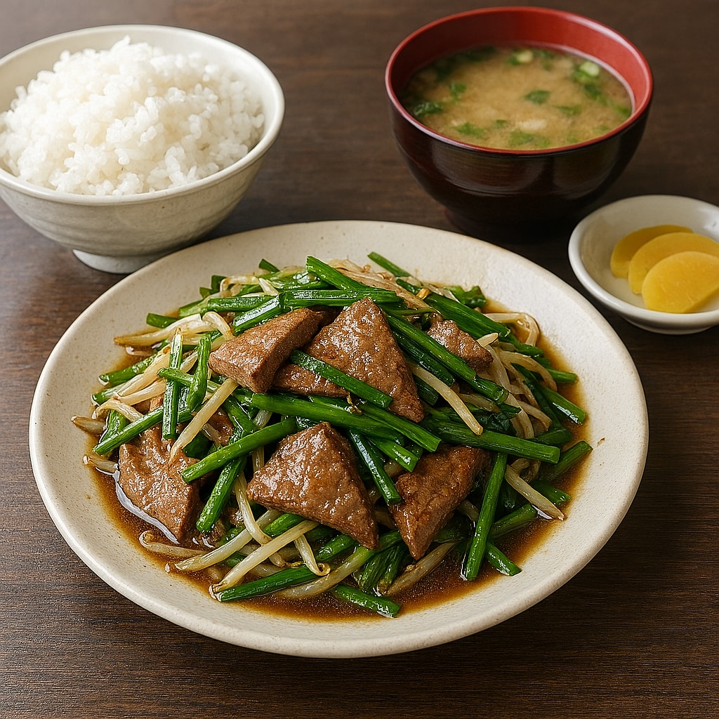 レバニラ定食チャレンジ