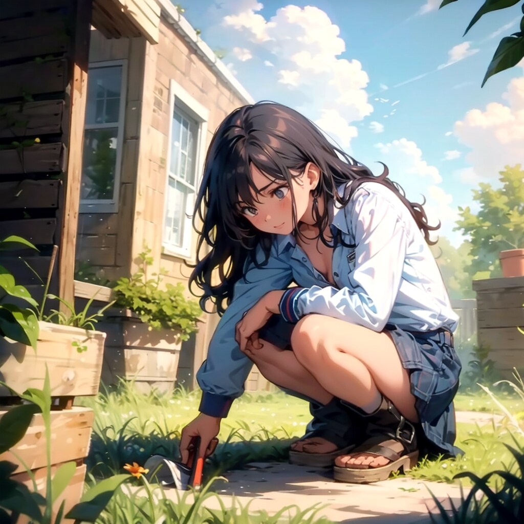 草、繁茂す。