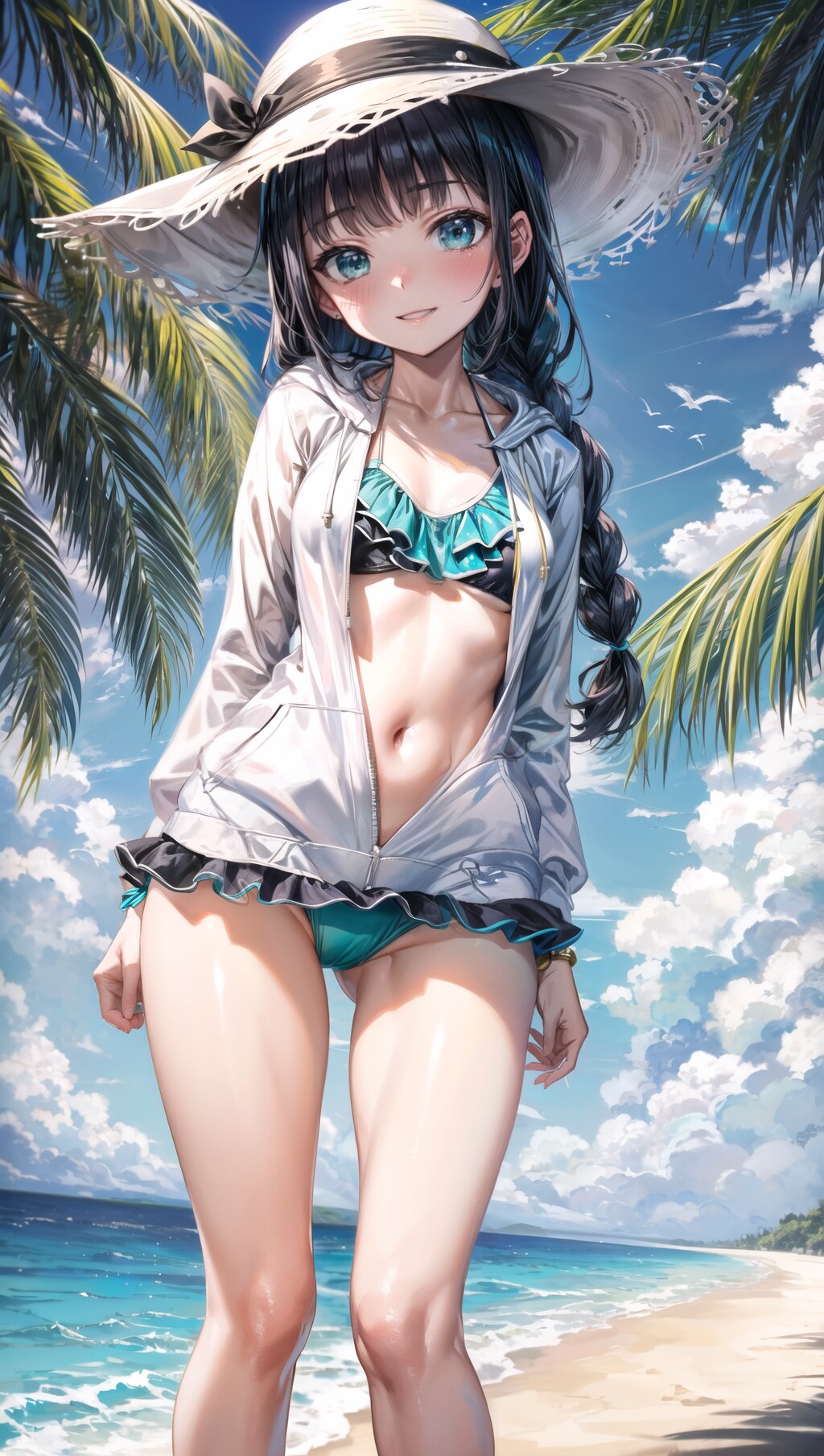 真夏の海