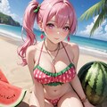 スイカコスチューム 6枚目