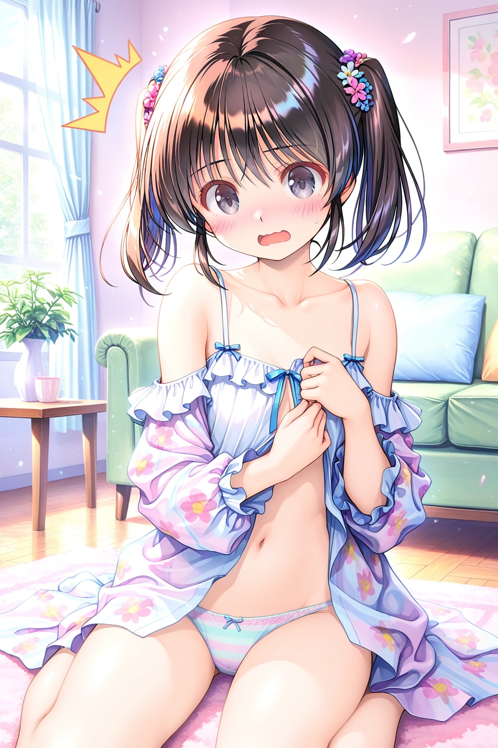 リビングにいた妹がこっちに気づいた