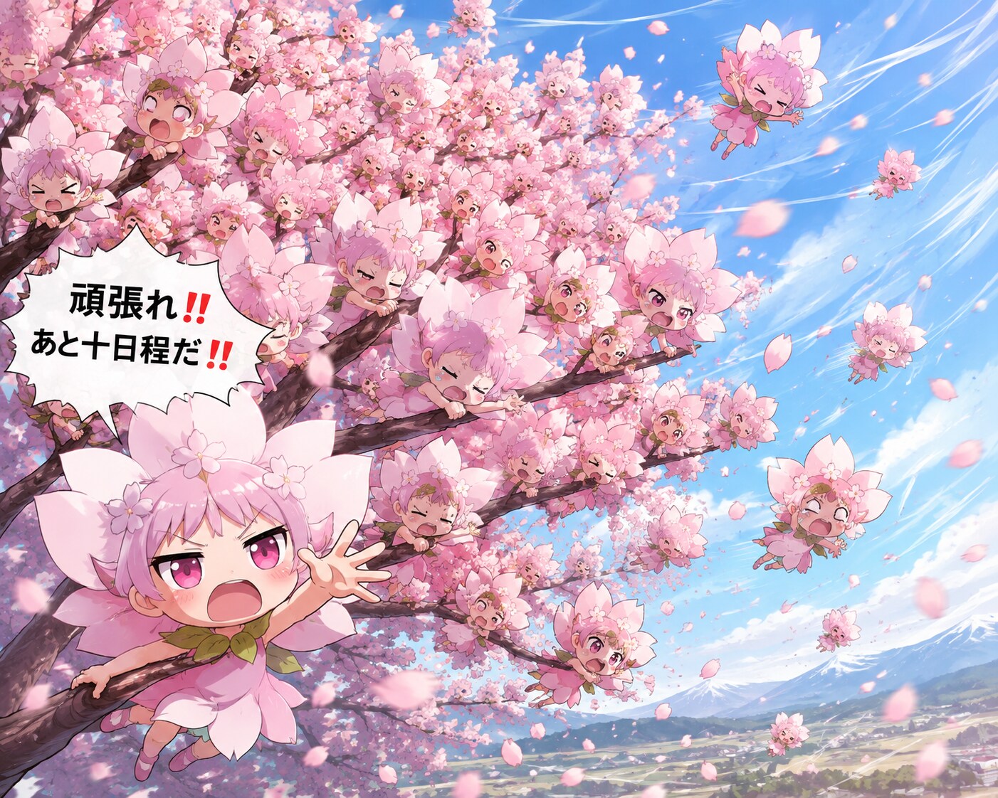桜の花びらさんたち🌸 | の人気AIイラスト・グラビア