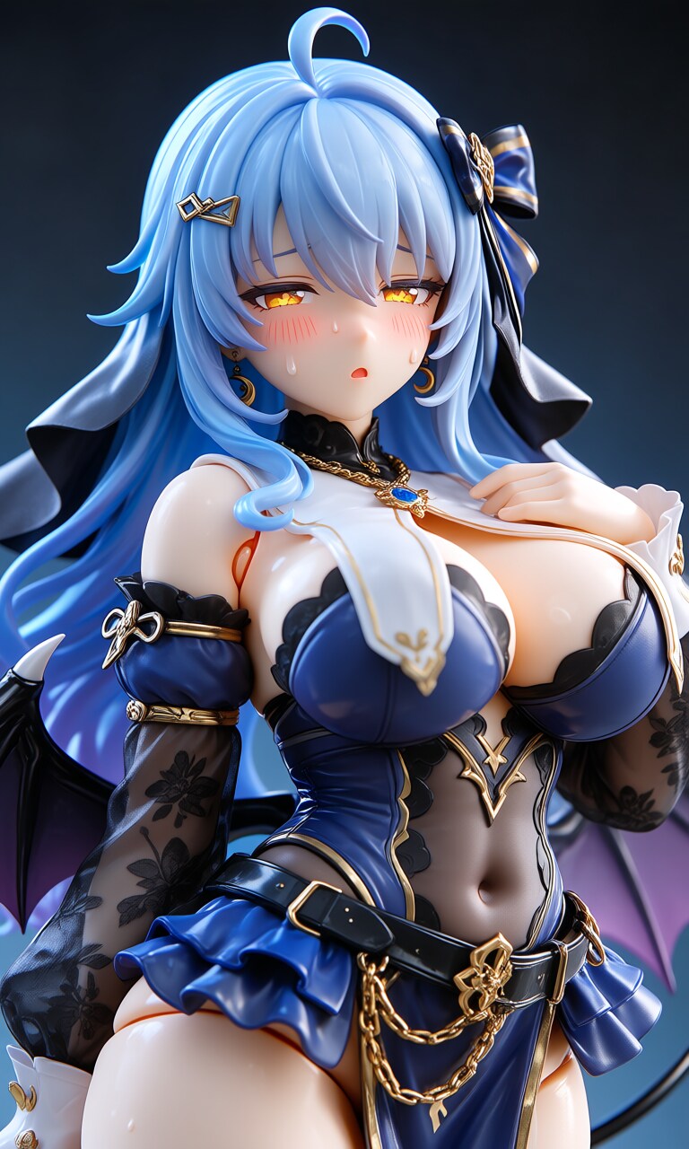 異世界制服少女達　エクソシスター悪魔付き少女の剣士　アクリルドールフィギュア