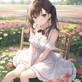 花の中の少女 8枚目