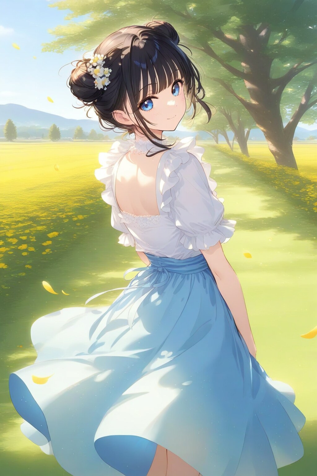 公園を歩くおだんごちゃん🍡✨ | の人気AIイラスト・グラビア