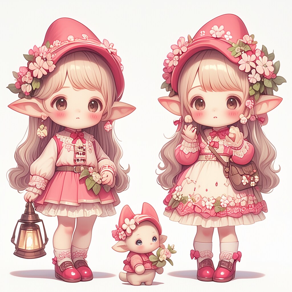 ピンクエルフと彼女の可愛い世界